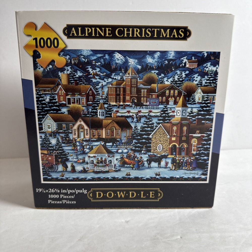 Dowdle 1000 Piece‎ Puzzle Alpine Christmas
